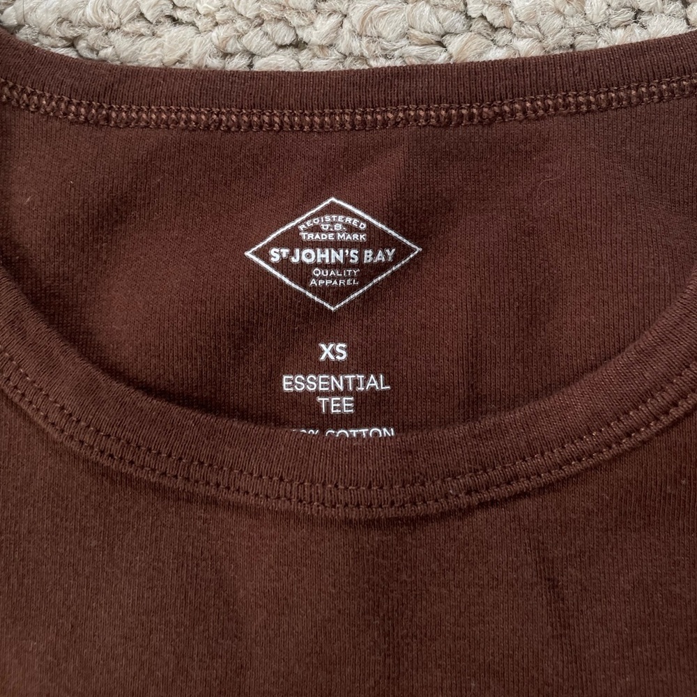 St. John’s Bay Long Sleeve T-Shirt - Picture 2 of 3